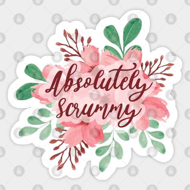 ABSOULUTELY SCRUMMY Sticker by shimodesign